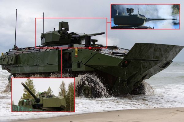 Kongsberg’s $80.1 million RT20 turret contract confirms the U.S. Marine Corps is committing to sustained production of the 30mm-armed ACV, cementing a long-term amphibious firepower upgrade (Picture Source: BAE Systems / Kongsberg Defence and Aerospace)