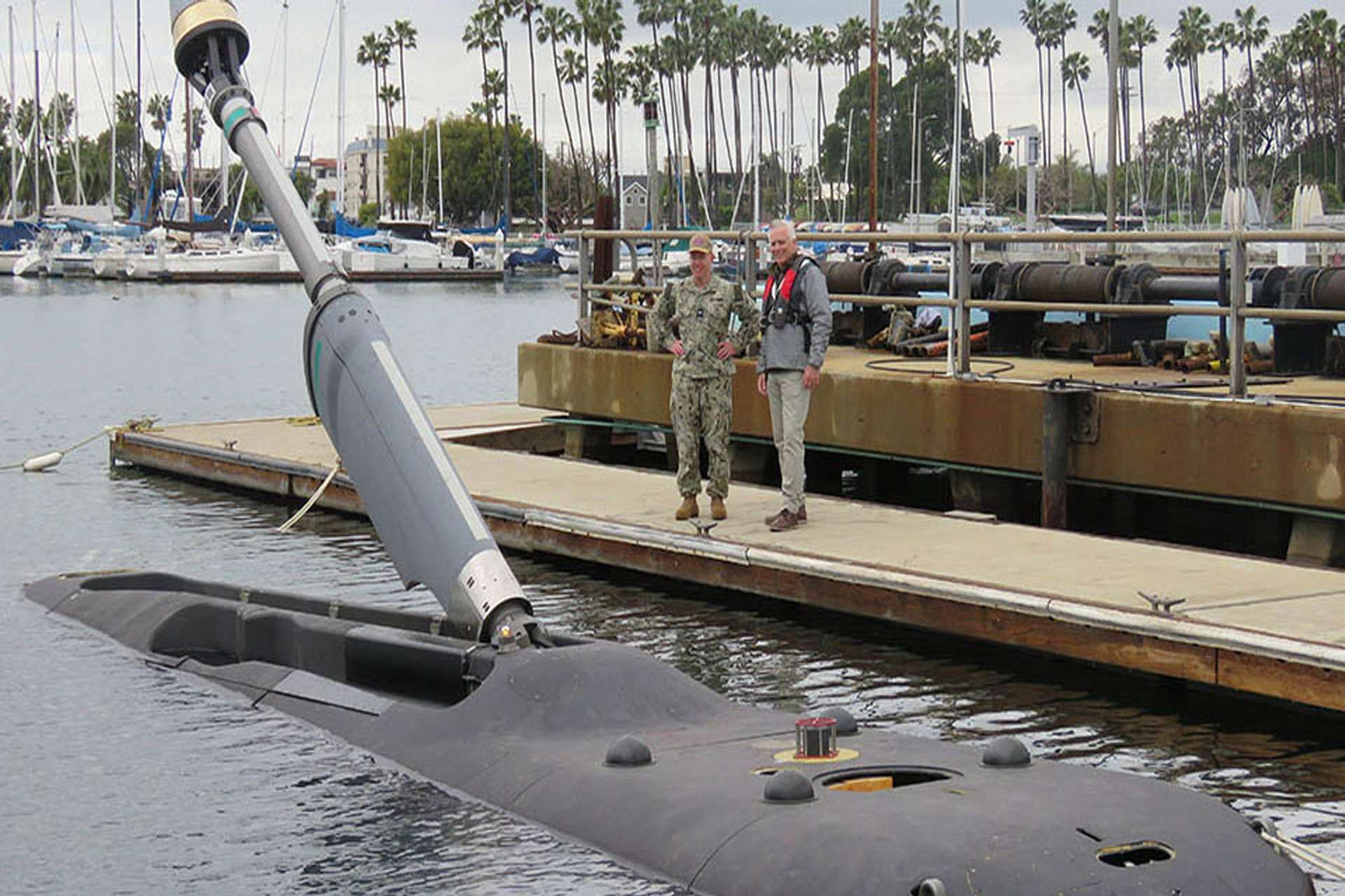 The U.S. Navy’s FY2027 shipbuilding plan funds two Orca XLUUVs and 16 vehicles through FY2031, advancing autonomous undersea systems for covert surveillance, mine warfare, seabed operations, and distributed payload delivery in contested maritime areas (Picture source: Boeing).