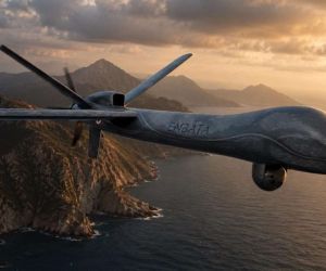 Thales and AURA AERO will integrate the AirMaster C AESA radar and electronic warfare systems on France’s Enbata MALE drone, aiming to provide sovereign long-endurance ISR, maritime surveillance, counter-drone and armed reconnaissance capabilities (Picture source: Aura Aero).