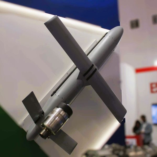 Serbia unveiled the Goshawk cruise missile system at World Defense Show 2026 in Riyadh, introducing a new long-range autonomous loitering munition aimed at precision land-based strikes (Picture Source: Army Recognition Group)