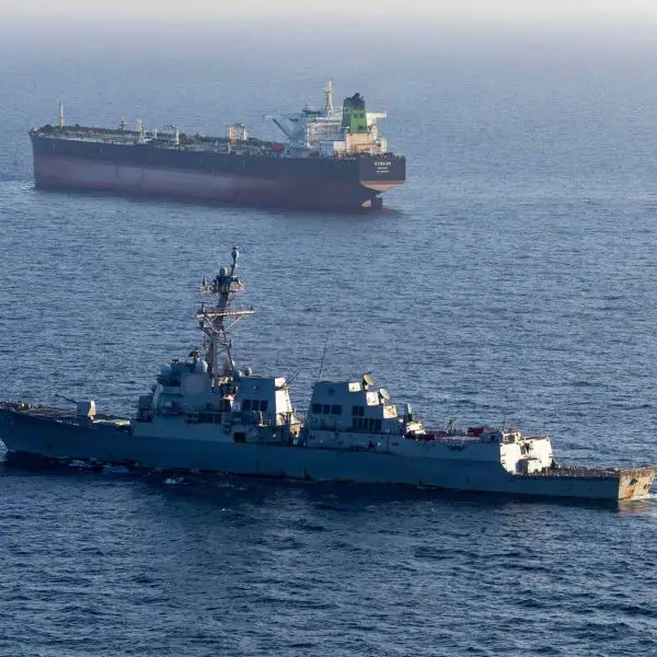 For this naval blockade against Iran, the U.S. deployed more than 15,000 personnel, over 200 aircraft and warships, two carrier strike groups, amphibious forces, P-8 Poseidon patrol aircraft, and multiple Arleigh Burke-class destroyers. (Picture source: US Navy)