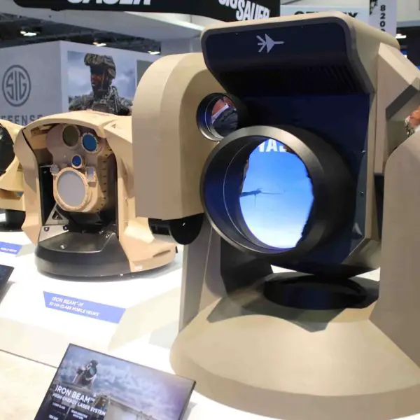 RAFAEL Iron Beam/M: 50–100 kW lasers defeat drones, rockets, and mortars within seconds out to 10 km, delivering low-cost defense for fixed and mobile forces (Picture source: Army Recognition Group).