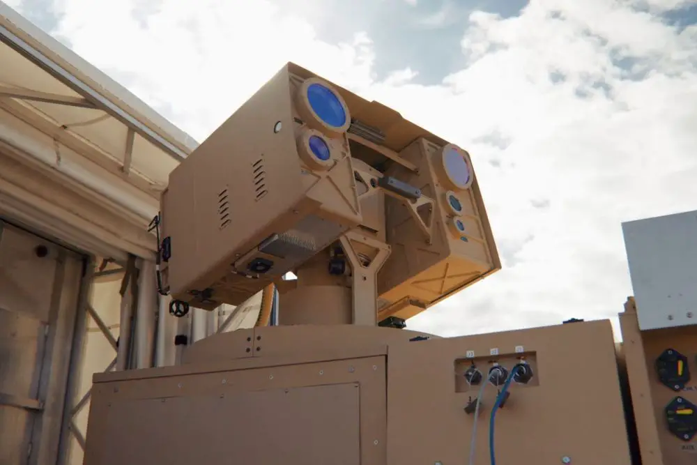 The Palletized High Energy Laser (P-HEL) system, developed by BlueHalo in support of the U.S. Army Rapid Capabilities and Critical Technologies Office (Picture source: BlueHalo)