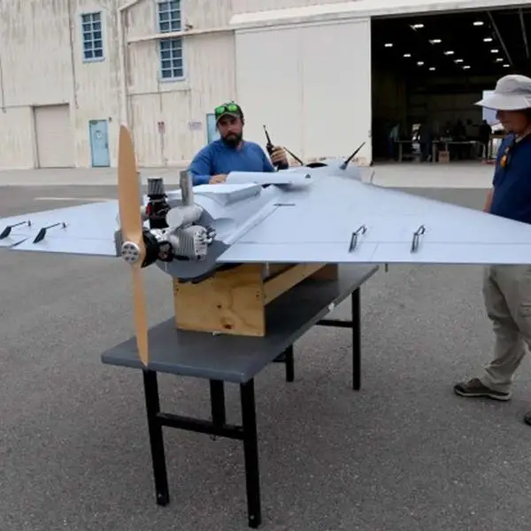 The LUCAS drone is a low-cost, long-endurance one-way attack system built for mass production, featuring a delta wing design, six-hour flight time, modular payloads for strike or ISR missions, and network-enabled guidance that allows coordinated swarm attacks against armored vehicles, air defense units, and critical infrastructure (Picture source: U.S. Army).