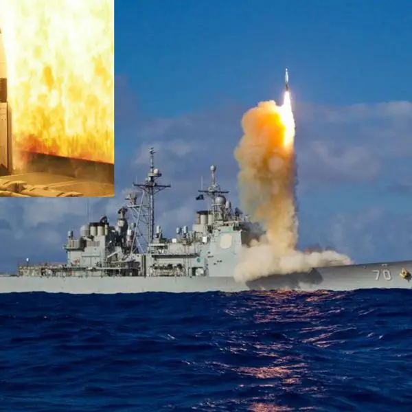 Raytheon’s $8.41 billion SM-3 sustainment contract increase will keep U.S. and allied missile-defense interceptors combat-ready through 2029, reinforcing the exo-atmospheric shield used by Aegis ships and Aegis Ashore against ballistic missile threats (Picture source: Raytheon).