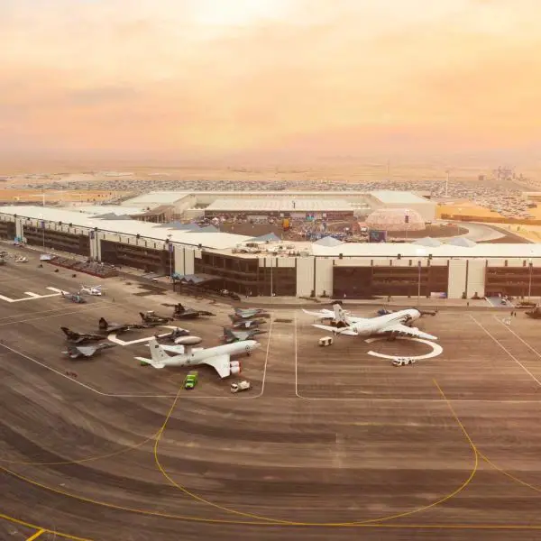 World Defense Show 2026, expected to host about 925 exhibitors from roughly 80 countries, expanded by 58 percent compared to the 2022 edition to reach around 273,000 square meters, with a fourth exhibition hall added to meet demand. (Picture source: WDS)