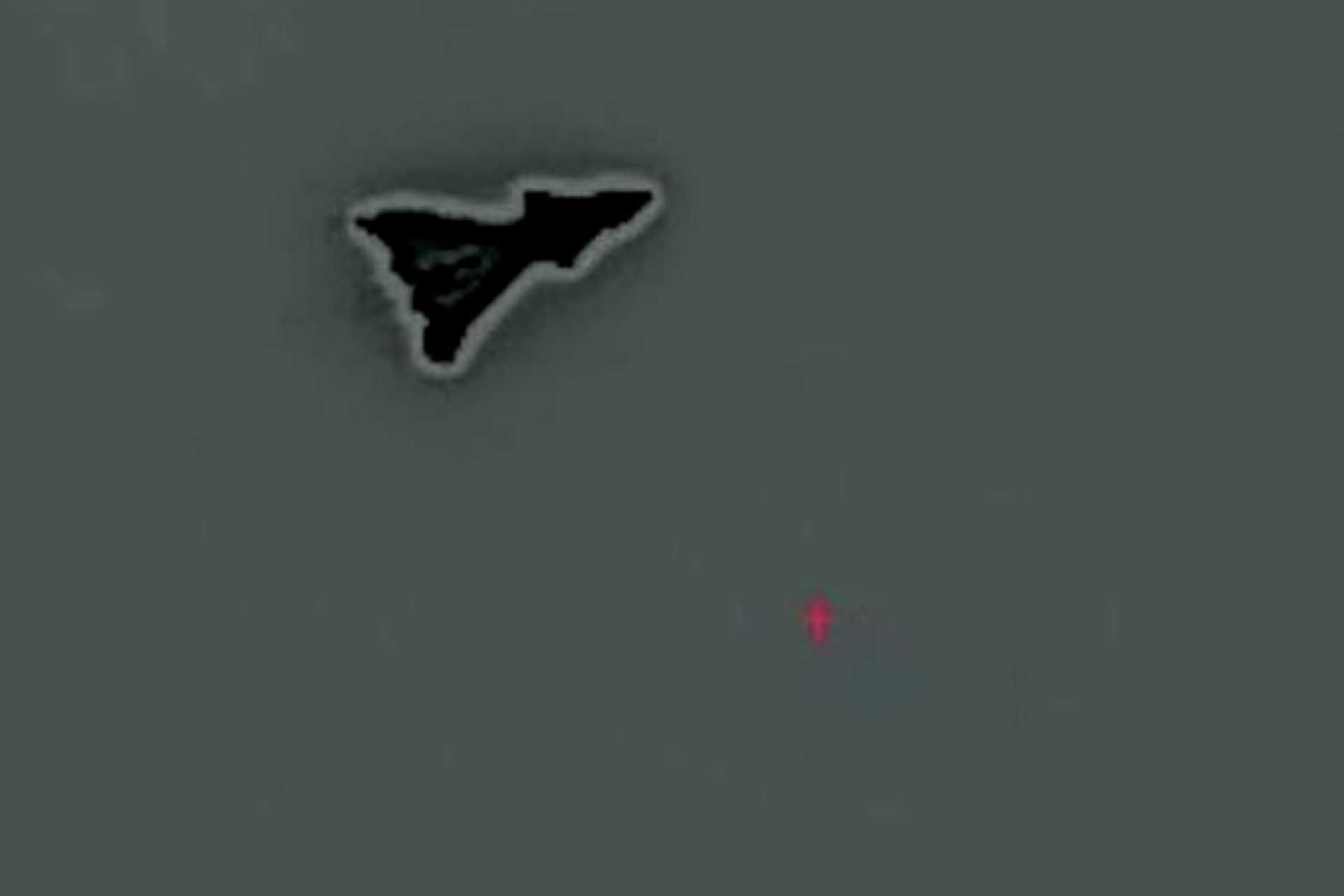 The mysterious aircraft's compact, triangular shape with cranked-kite wings, a sharp nose, possible canards, a sawtooth trailing edge, and no visible vertical tails strongly and strikingly match what is expected of the secretive F-47 fighter. (Picture source: YouTube/Project Fear via X/@OSPSF)