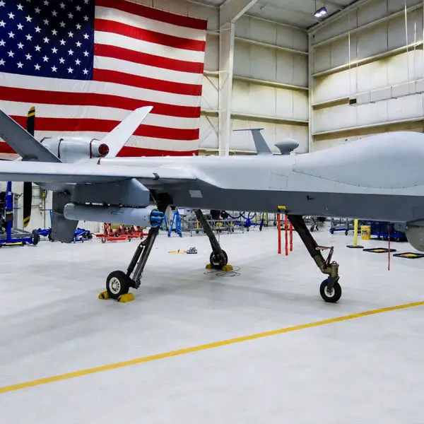 GA-ASI and the U.S. Air Force demonstrated BAE Systems’ APKWS laser-guided rockets on an MQ-9A Reaper, showing a lower-cost precision option for engaging drones and other light targets during long-endurance missions (Picture source: General Atomics Aeronautical).