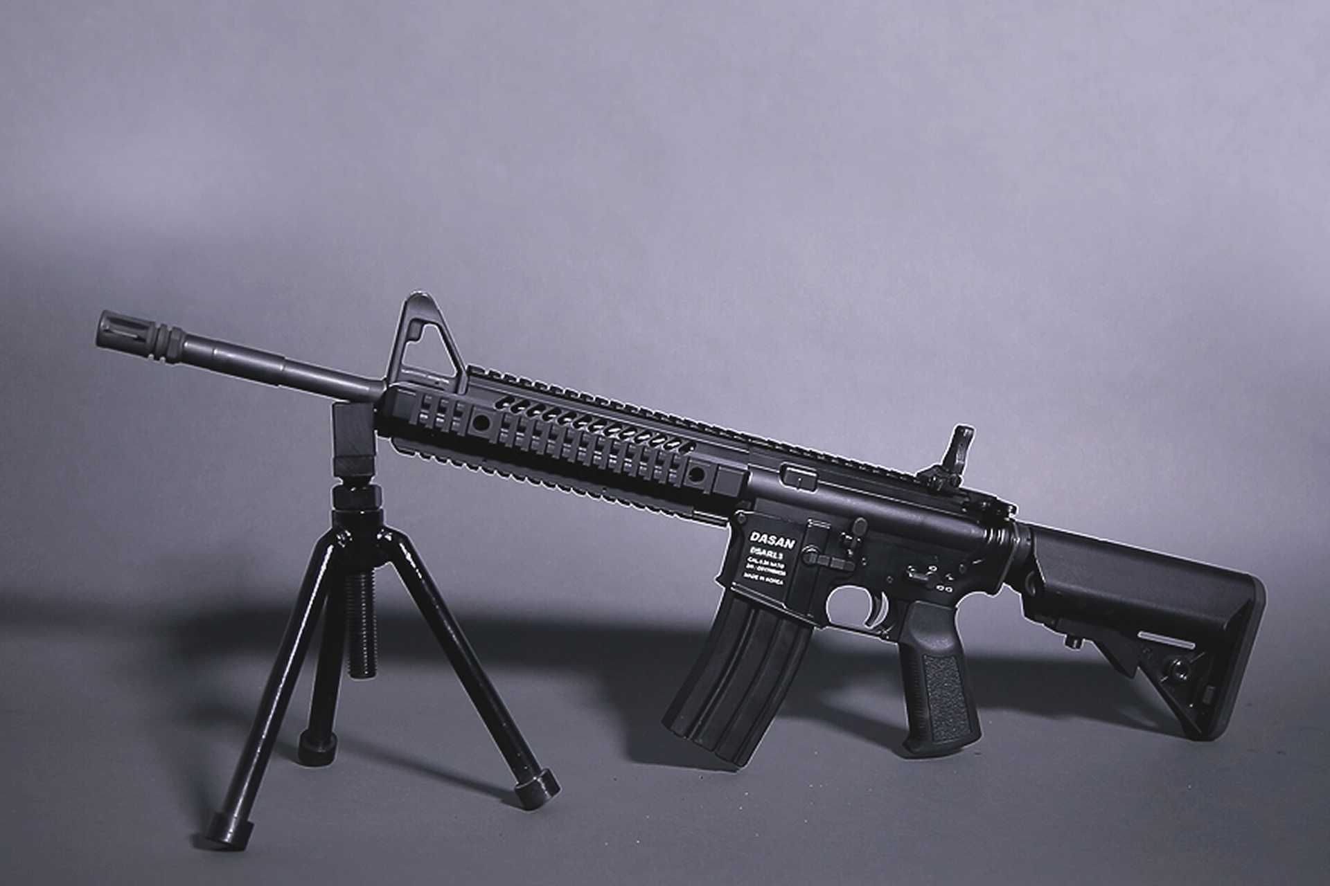 The DSAR-15 is a 5.56x45mm NATO carbine developed by South Korea as part of an AR-15-pattern rifle family intended for military and law enforcement use. (Picture source: Dasan)