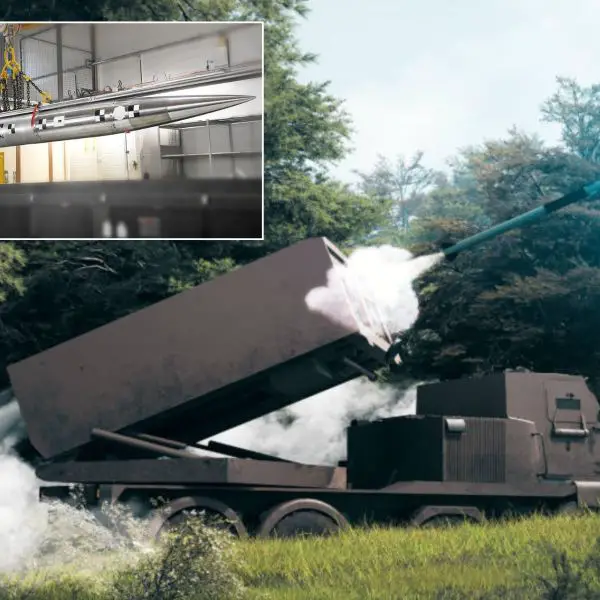 France successfully tests the THUNDART long-range rocket artillery munition, a fully sovereign system developed by MBDA and Safran to replace aging LRU launchers and restore deep-strike capability with a 150 km range and high-precision engagement in contested environments. (Picture source: MBDA)