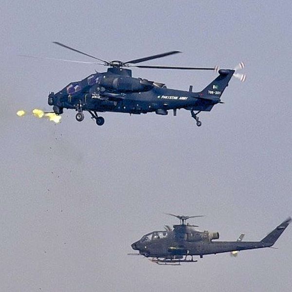 Pakistan showcased its readiness with Z‑10ME‑II and AH‑1F Cobra helicopters in a major firepower drill (Picture Source: Pakistan Local Media)
