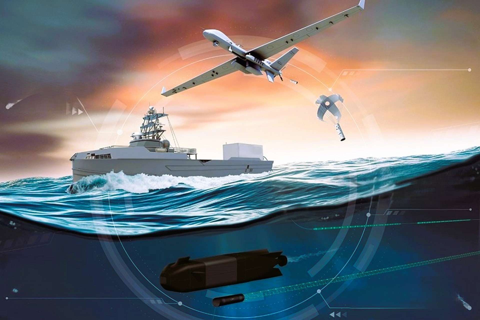 Sweden has approved a $440 million rapid procurement to field a new family of combat drones and unmanned systems between 2026 and 2028, with the displayed image shown for illustrative purposes only (Picture Source: Ultra Maritime)