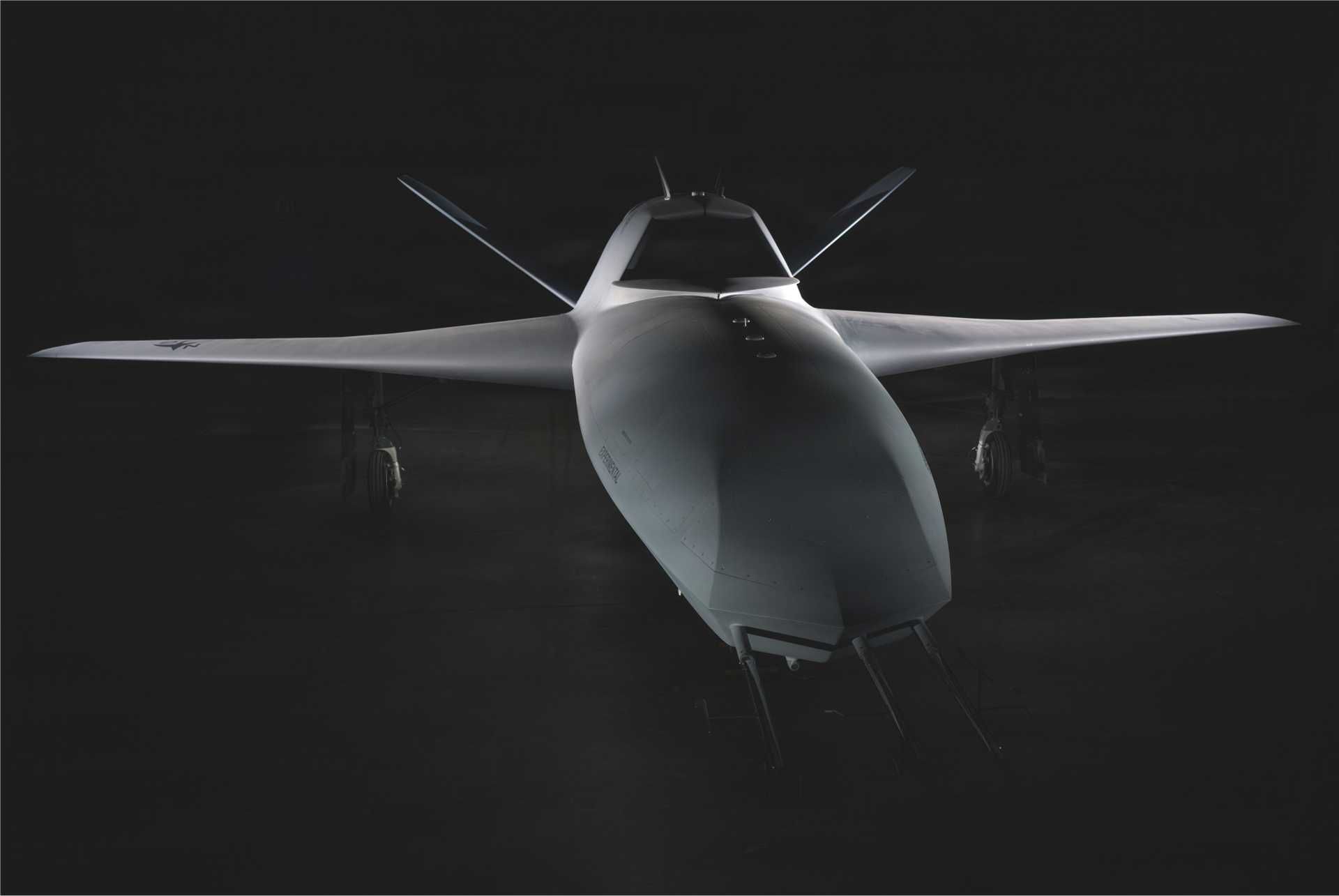 An image of Northrop Grumman’s Project Talon, now officially designated YFQ-48A by the U.S. Air Force as of December 22, 2025. The semi-autonomous unmanned aircraft represents a major milestone in the Air Force’s Collaborative Combat Aircraft (CCA) program. (Image courtesy of Northrop Grumman/U.S. Air Force)