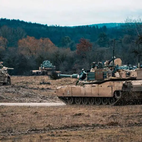 An M1A2 Abrams main battle tank maneuvers during NATO’s Combined Resolve 26-05 at Hohenfels, Germany, where U.S. armored forces and allies rehearse high-intensity combined arms operations to prove rapid reinforcement, interoperability, and credible deterrence on Europe’s eastern flank (Picture source: U.S. DoW).