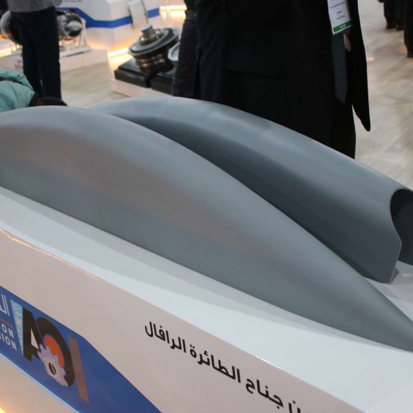 At EDEX 2025, the Arab Organization for Industrialization showcased newly manufactured Rafale wing components, marking Egypt’s first confirmed production of parts for the French multirole fighter under its expanding industrial partnership with Dassault Aviation (Picture source: Army Recognition Group).
