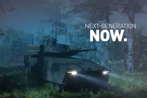 Artist’s rendering of the American Rheinmetall Vehicles Lynx XM30, proposed as the U.S. Army’s next-generation infantry fighting vehicle under the XM30 program.