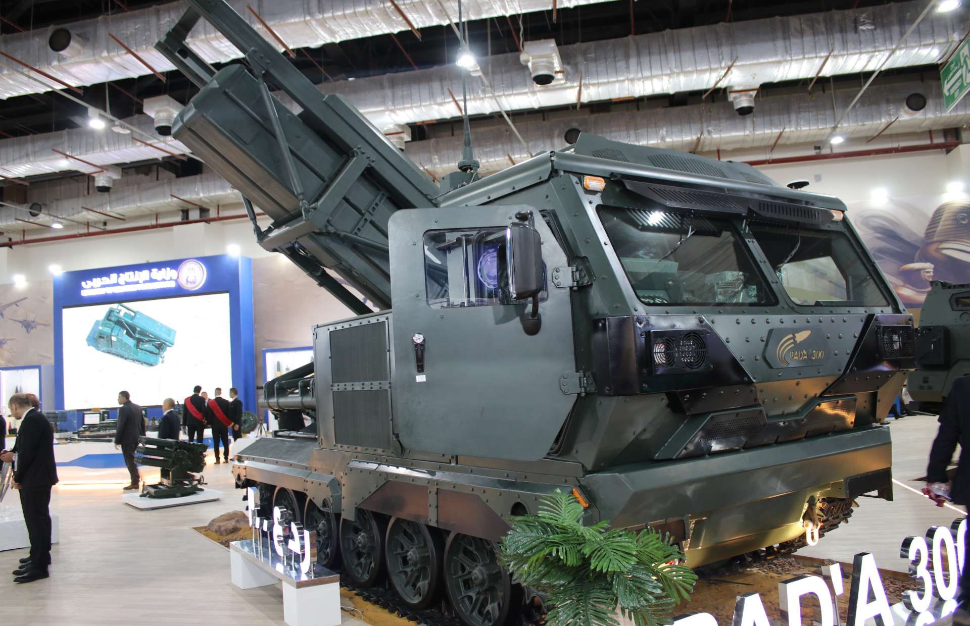 Rad'a 300 is Egypt’s new tracked multi-calibre launcher, delivering mobile long-range precision rocket and deep strike firepower (Picture source: Army Recognition Group).