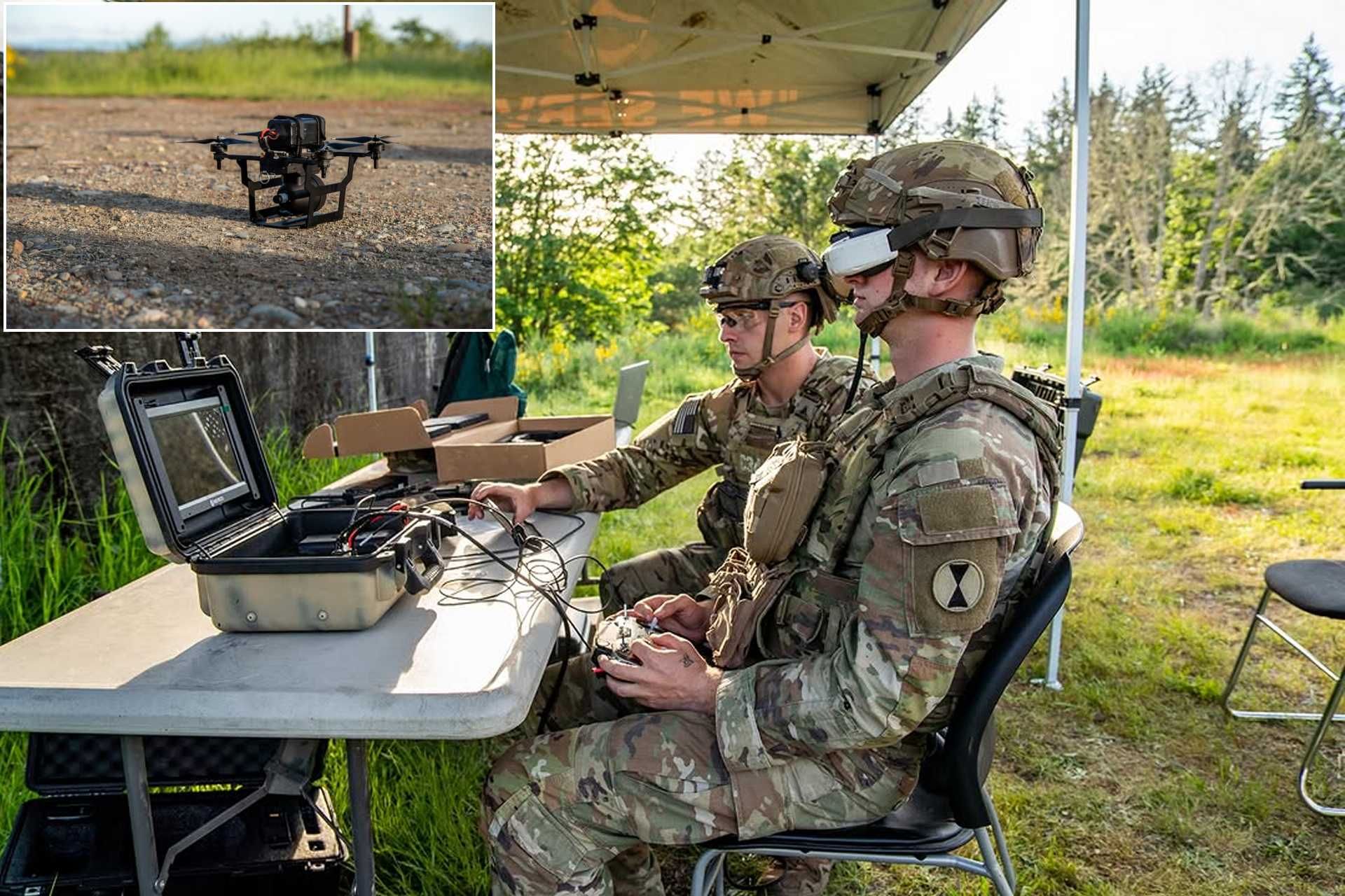 Soldiers from the U.S. Army’s 1st Battalion, 23rd Infantry Regiment, assigned to the 7th Infantry Division’s Multi-Domain Command–Pacific, operate the Neros Archer FPV drone during a live-fire exercise at Joint Base Lewis-McChord, Washington, marking the unit’s first platoon-level FPV drone validation. (Picture source: U.S. Army Pacific/USARPAC)