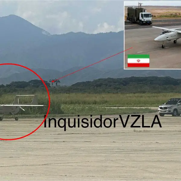 Iranian-made Mohajer-6 unmanned aerial vehicle spotted on the tarmac of El Libertador Air Base in Venezuela, confirming the drone's operational deployment by the Venezuelan Air Force. The image, published on December 30, 2025, marks the first visual evidence of Mohajer-6 presence in Latin America.