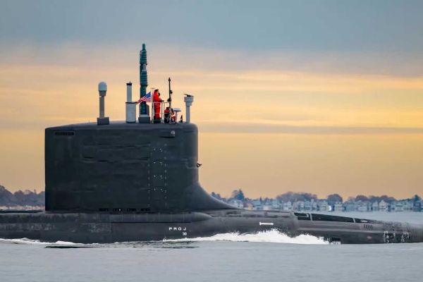The SSN-799, the first submarine named after the state of Idaho, has a submerged displacement of about 7,800 tonnes, a length of 115 meters, a beam of 10.4 meters, and a draft of 9.8 meters. (Picture source: GD Electric Boat)