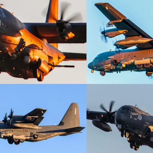 The deployment of two AC-130J Ghostrider gunships to RAF Mildenhall positions the U.S. Air Force’s most heavily armed and sensor-rich close air support platform within rapid reach of potential maritime interdiction and special operations missions across the North Atlantic and European theaters (Picture Source: Andrew McKelvey via Facebook)