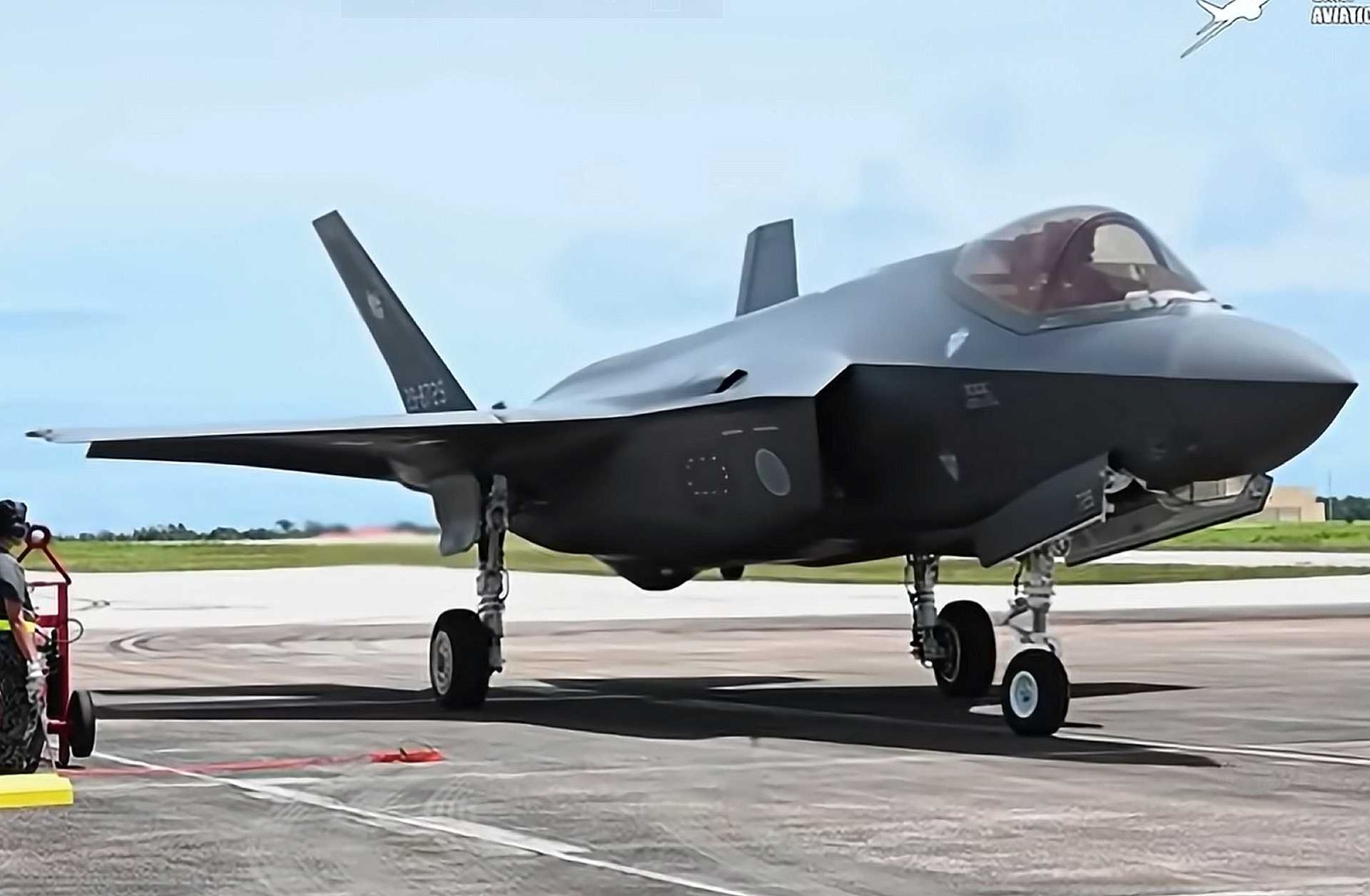 U.S. President Donald Trump announces the first shipment of American-made air-to-air missiles for Japan’s F-35 fighter jets during remarks aboard the USS George Washington at Yokosuka Naval Base on October 28, 2025.