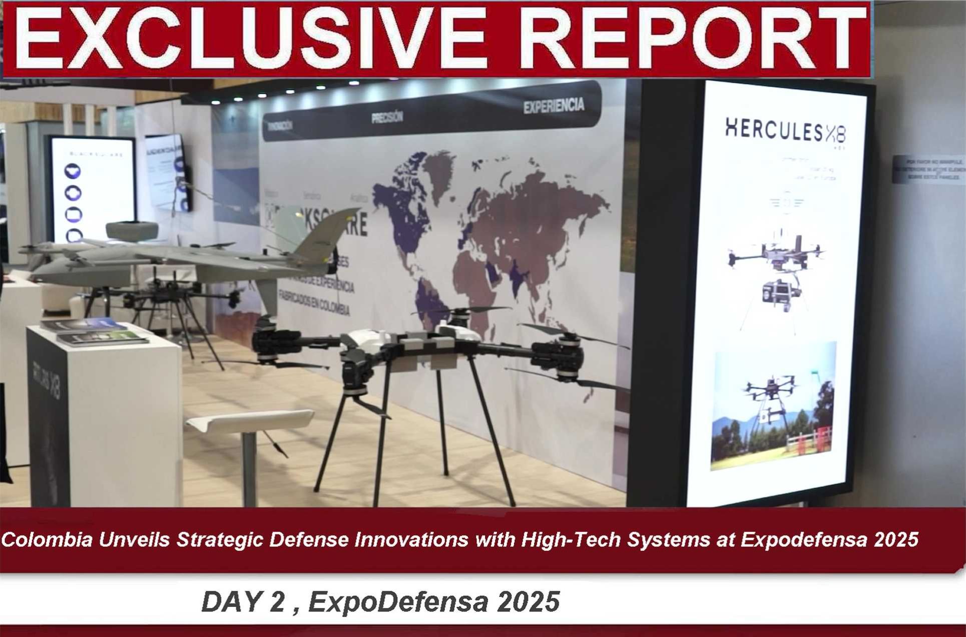 At ExpoDefensa 2025, Colombian Company Black Squares presents full-spectrum drone systems tailored for ISR and tactical operations