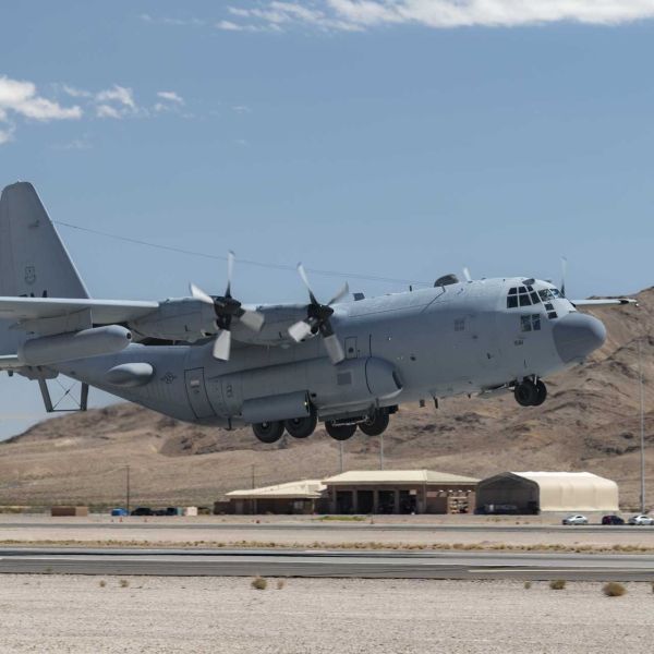 The EC-130H Compass Call is capable of jamming radio communications, data links, and other electronic signals used by hostile forces to coordinate operations, reducing the ability of opposing forces to organize defensive responses or direct units across the battlefield. (Picture source: US Air Force)