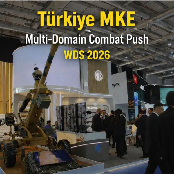 Türkiye’s MKE highlights counter-drone defense, artillery, and unmanned naval strike systems at World Defense Show 2026 in Riyadh.  (Picture source: Army Recognition)