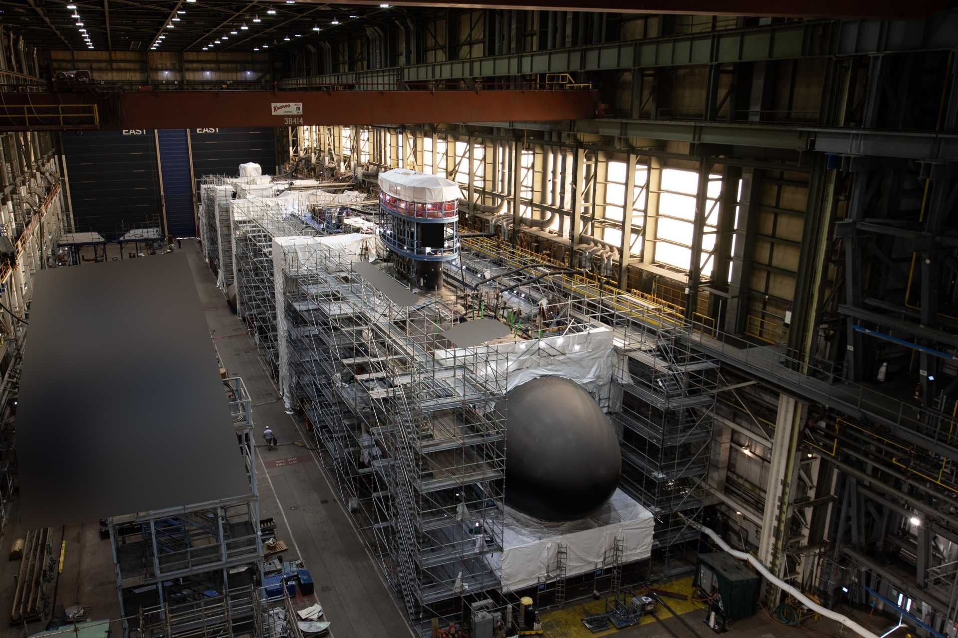 The USS Oklahoma will be the 29th Virginia-class submarine, the first of the Block V configuration, the second U.S. Navy vessel carrying the name of this state, and the 14th Virginia-class submarine to be delivered by Newport News Shipbuilding. (Picture source: HII)