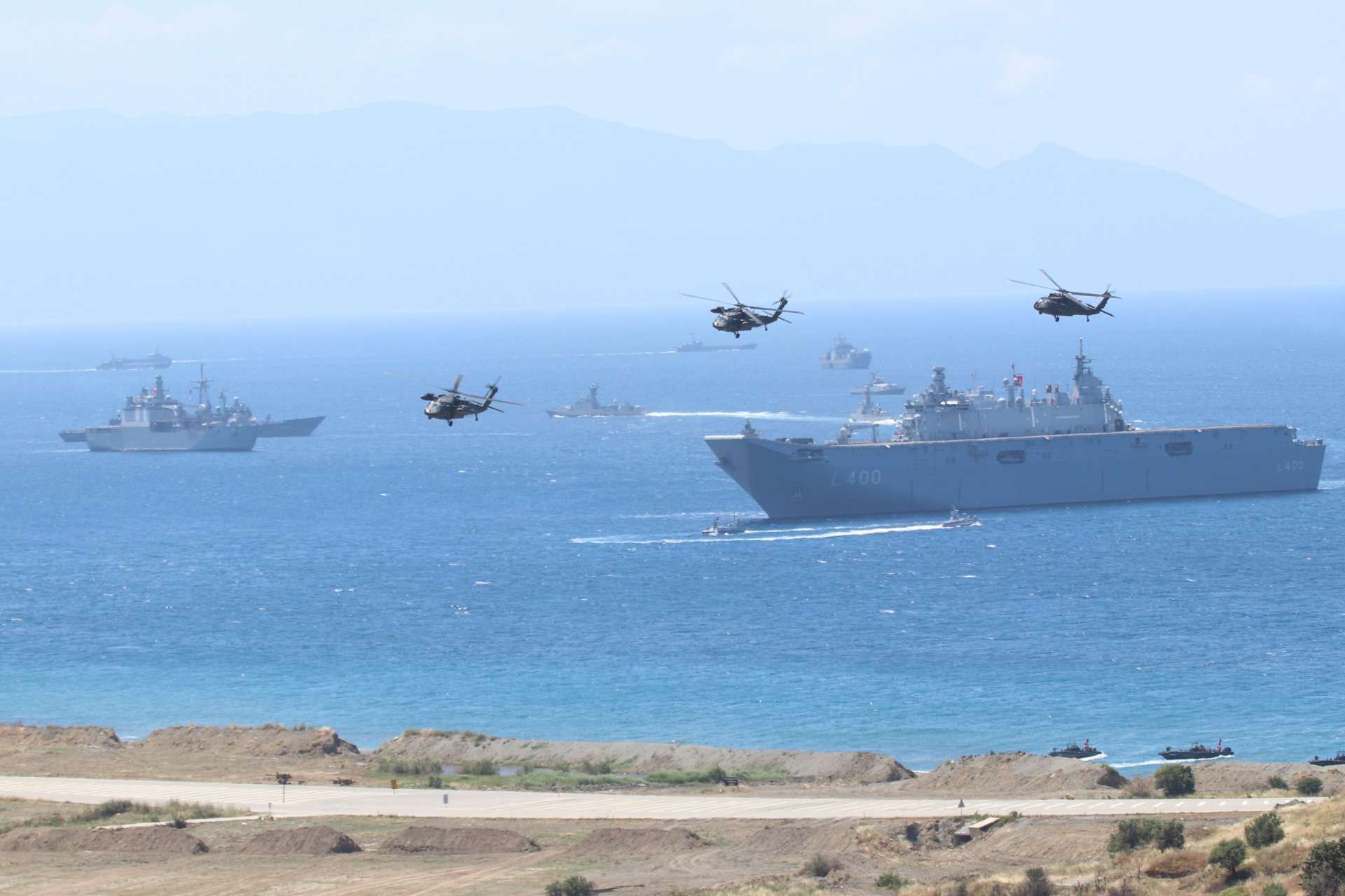 Türkiye used EFES-2026 to showcase a fully integrated multi-domain combat operation combining amphibious assault attack helicopters drones electronic warfare and NATO-coordinated joint-force capabilities across the Aegean theater (Picture Source: Army Recognition Group)