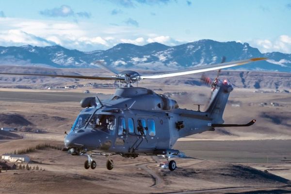 The MH-139A Grey Wolf brings modern sensors, extended range, higher speed, and improved survivability to ICBM convoy escort missions, combining advanced electro-optical systems, armored protection, defensive countermeasures, and troop lift capacity to provide persistent airborne security and rapid response for the U.S. nuclear enterprise (Picture source: U.S. DoW).