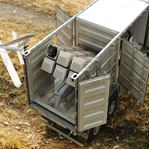 DARPA is seeking containerized autonomous drone constellations able to launch, recover, recharge, and manage up to 500 Group 1-3 unmanned aerial vehicles for sustained reconnaissance, electronic warfare, communications relay, and strike missions in contested environments (Picture source: U.S. DoW).