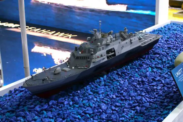 At WDS 2026 in Riyadh, Lockheed Martin spotlighted its in-production Multi-Mission Surface Combatant frigate as a flexible, coalition-ready platform aimed at strengthening Gulf naval maritime security (Picture Source: Army Recognition Group)
