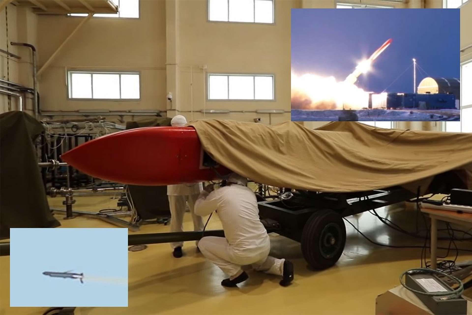 The 9M730 Burevestnik is a nuclear-powered cruise missile designed for near-unlimited range, low-altitude flight, and the ability to bypass advanced air and missile défenses (Pictures Source: Russian MoD)