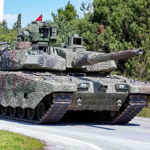 The production line is currently configured for a stated capacity of up to eight Altay tanks per month, which equates to an annualized rate of up to 96 tanks if output is sustained at that level throughout a calendar year. (Picture source: BMC)