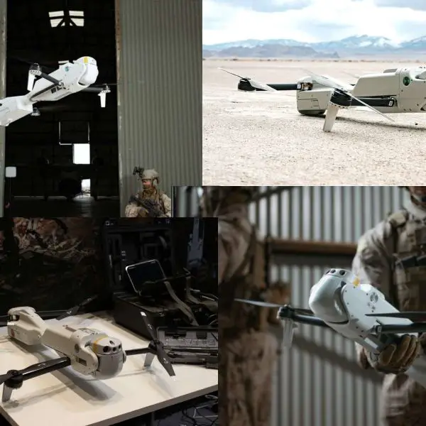 The U.S. Marine Corps has begun fielding Rogue 1 loitering munitions, giving small units a lightweight precision strike option they can launch and control on their own (Picture Source: Army Recognition / Teledyne FLIR Defense)