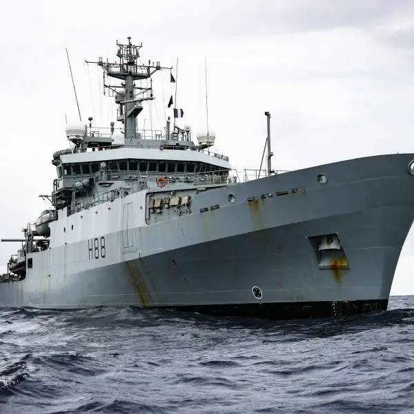 Ordered on June 19, 2000, launched on May 2, 2002, and commissioned on October 17, 2003, with HMNB Devonport in Plymouth as her home port, the HMS Enterprise was decommissioned on March 30, 2023, before its intended out-of-service period of 2028. (Picture source: British Navy)