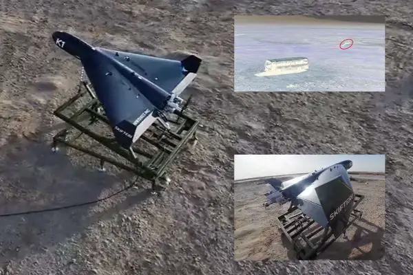 Footage released on 18 January 2026 by Kosovar defense entrepreneur Ridvan Aliu shows a live-strike test of Kosovo’s domestically developed Skifteri K1 kamikaze drone, with a claimed strike range of 1,124 km (Picture Source: Ridvan Aliu)