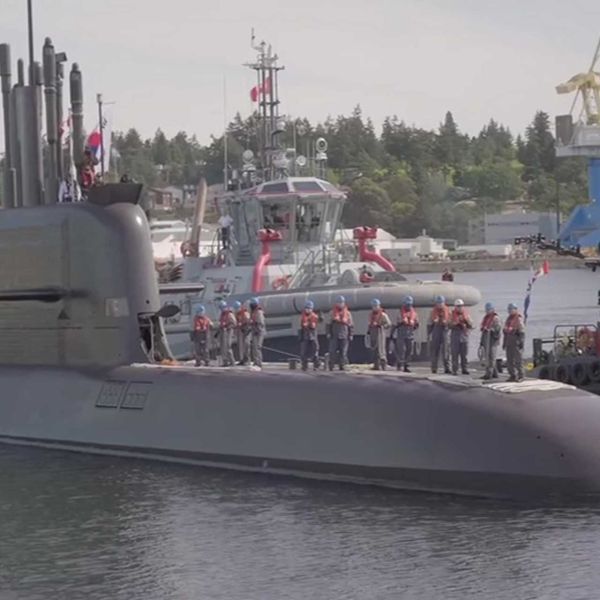 The deployment marked the first time a South Korean conventionally powered submarine completed a trans-Pacific crossing, and the first time a South Korean naval vessel achieved direct C4I command-system integration with Canada's Maritime Forces Pacific outside bilateral U.S. structures. (Picture source: Canadian Navy)