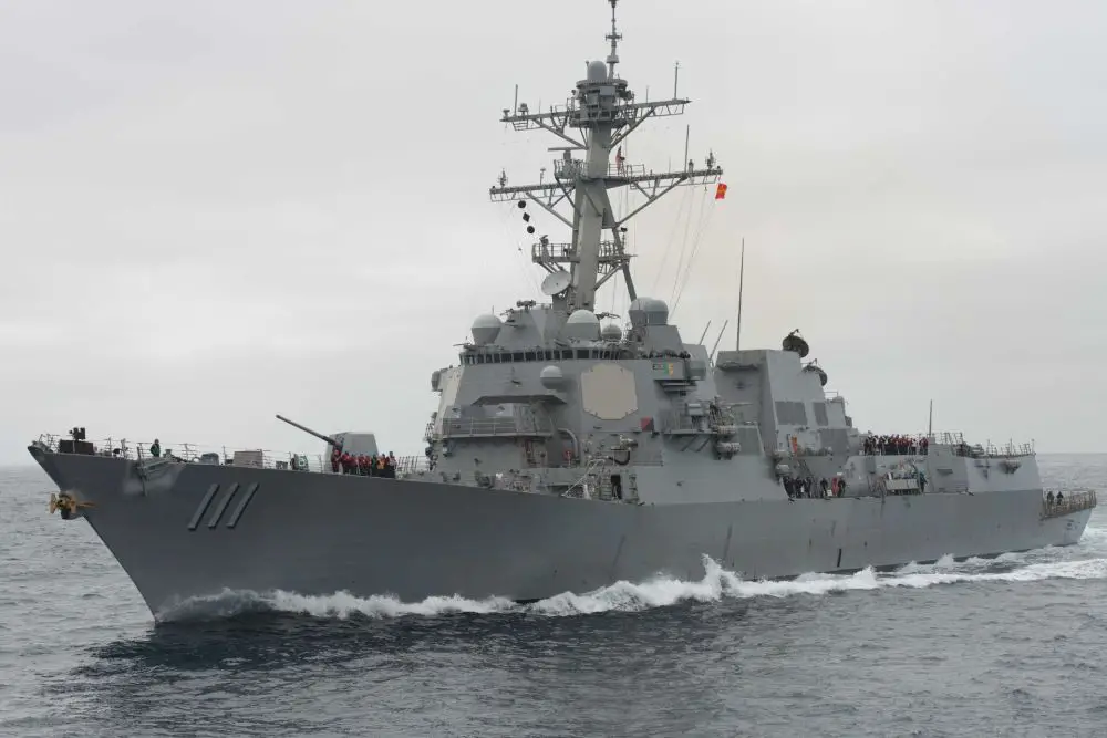 The USS Spruance belongs to the Arleigh Burke-class of guided-missile destroyers, designed for multi-mission operations including air defense, surface warfare, and ballistic missile defense (Picture source: US DoD)