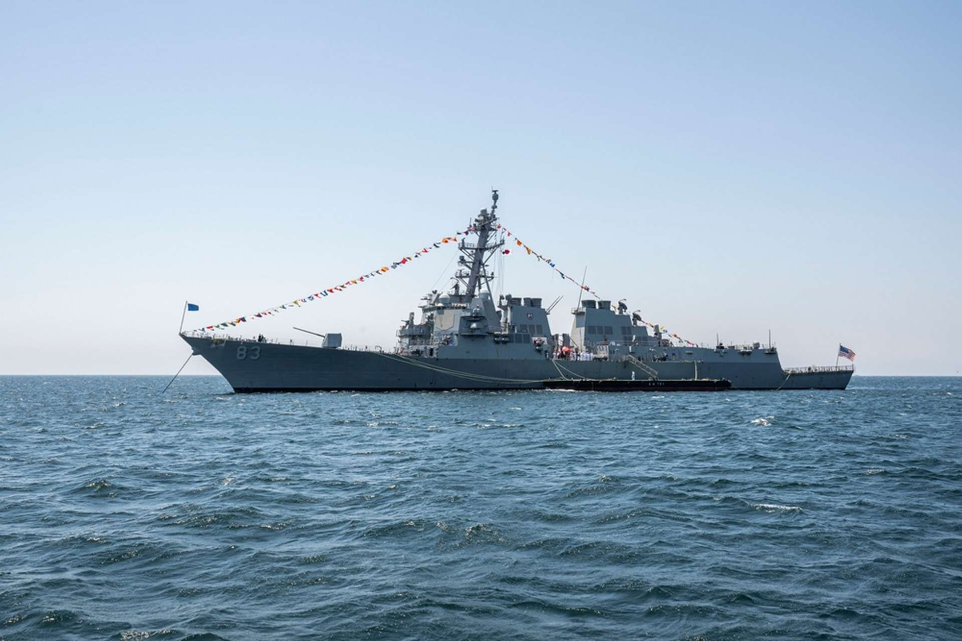 USS Howard (DDG 83), a forward-deployed U.S. Navy Arleigh Burke-class guided-missile destroyer, departed Shimoda, Japan, after the 87th Black Ship Festival, highlighting its role in U.S.-Japan naval presence, air defense, strike operations, and anti-submarine warfare in the Western Pacific (Picture source: U.S. DoW).
