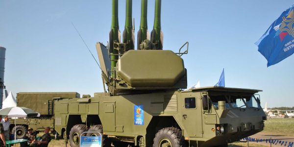 Buk-M2E  6x6 medium-range surface-to-air defense missile system Russia
