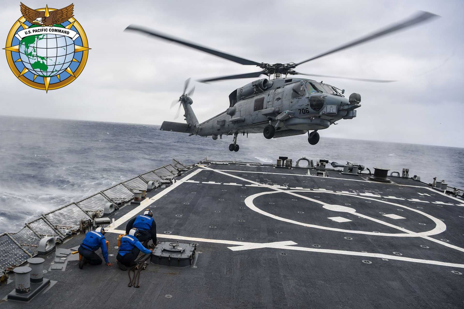 The U.S. Pacific Command remains the largest U.S. geographic command, covering roughly 100 million square miles, about 52% of the Earth’s surface, 38 countries and territories, and containing roughly 60% of the world’s population. (Picture source: US DoD)
