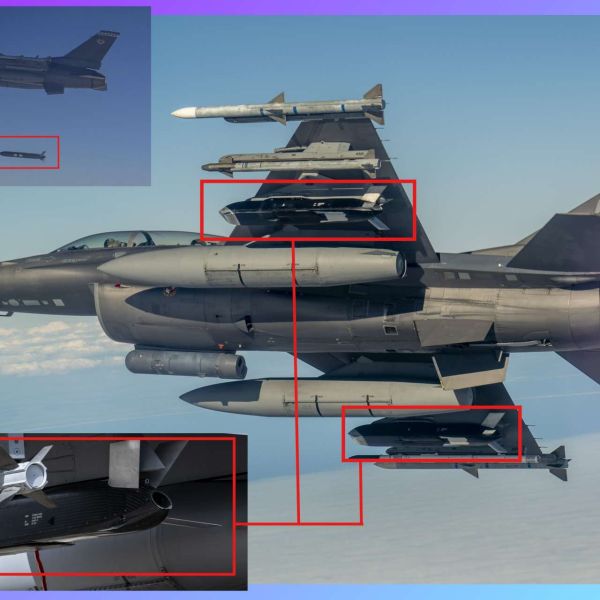 The U.S. Air Force has advanced a new affordable stand-off strike capability by testing what is likely the AGM-188A Rusty Dagger cruise missile from an F-16D during a rapid integration flight trial at Eglin Air Force Base (Picture Source: U.S. Air Force)
