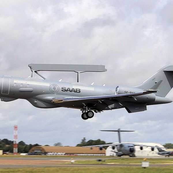 Saab GlobalEye is a next-generation Airborne Early Warning and Control (AEW&C) aircraft that combines long-range air, maritime, and ground surveillance with real-time command-and-control capabilities, enabling detection of threats at distances exceeding 650 km.