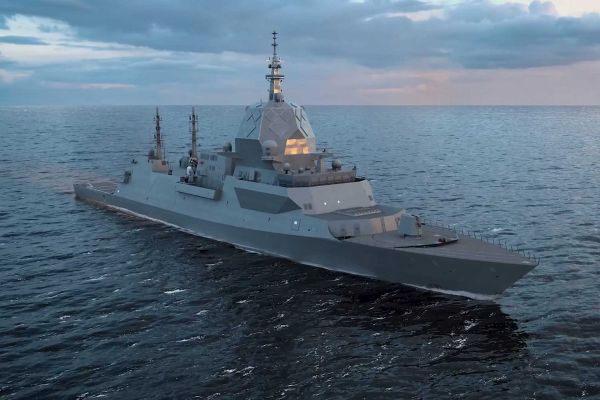 Through its network architecture, the Aegis allows the Hunter-class frigate to launch a missile using sensor data supplied by another vessel, enabling coordinated fleet defense against aircraft and missile threats. (Picture source: BAE Systems Australia)