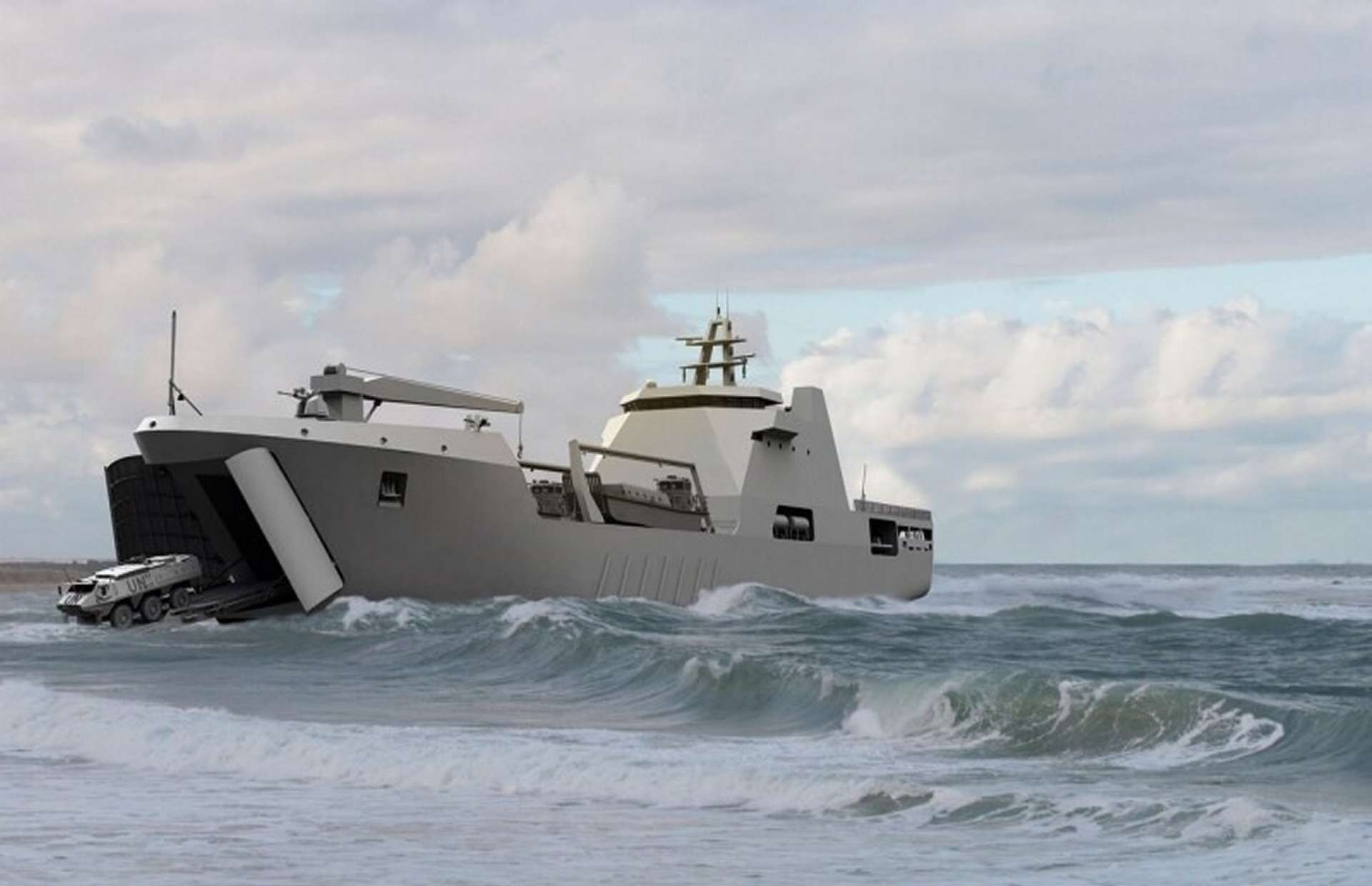U.S. Navy plans to accelerate its Medium Landing Ship program by hiring a vessel construction manager to oversee multi-yard production of the Damen LST 100-based design, enabling faster, more distributed littoral lift for Marines operating in contested coastal zones (Picture source: U.S. Navy).
