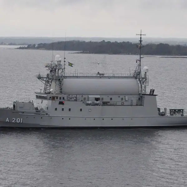 The Swedish Navy will return HMS Orion to service by 2028 as a development ship for testing naval systems and seabed monitoring technologies in the Baltic Sea. (Picture source: Wikimedia/Kemikungen)