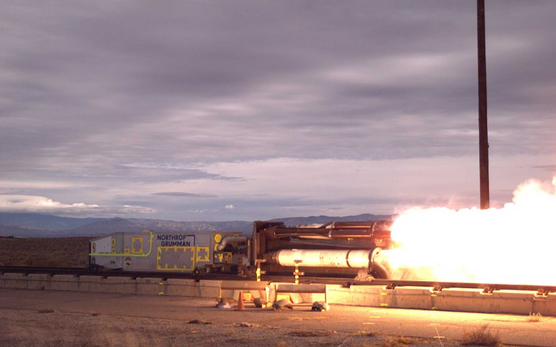 Sentinel Guidance and Control hardware successfully completes initial mass model sled testing by Northrop Grumman and the U.S. Air Force, validating performance under simulated flight conditions. (Photo Credit: U.S. Air Force)